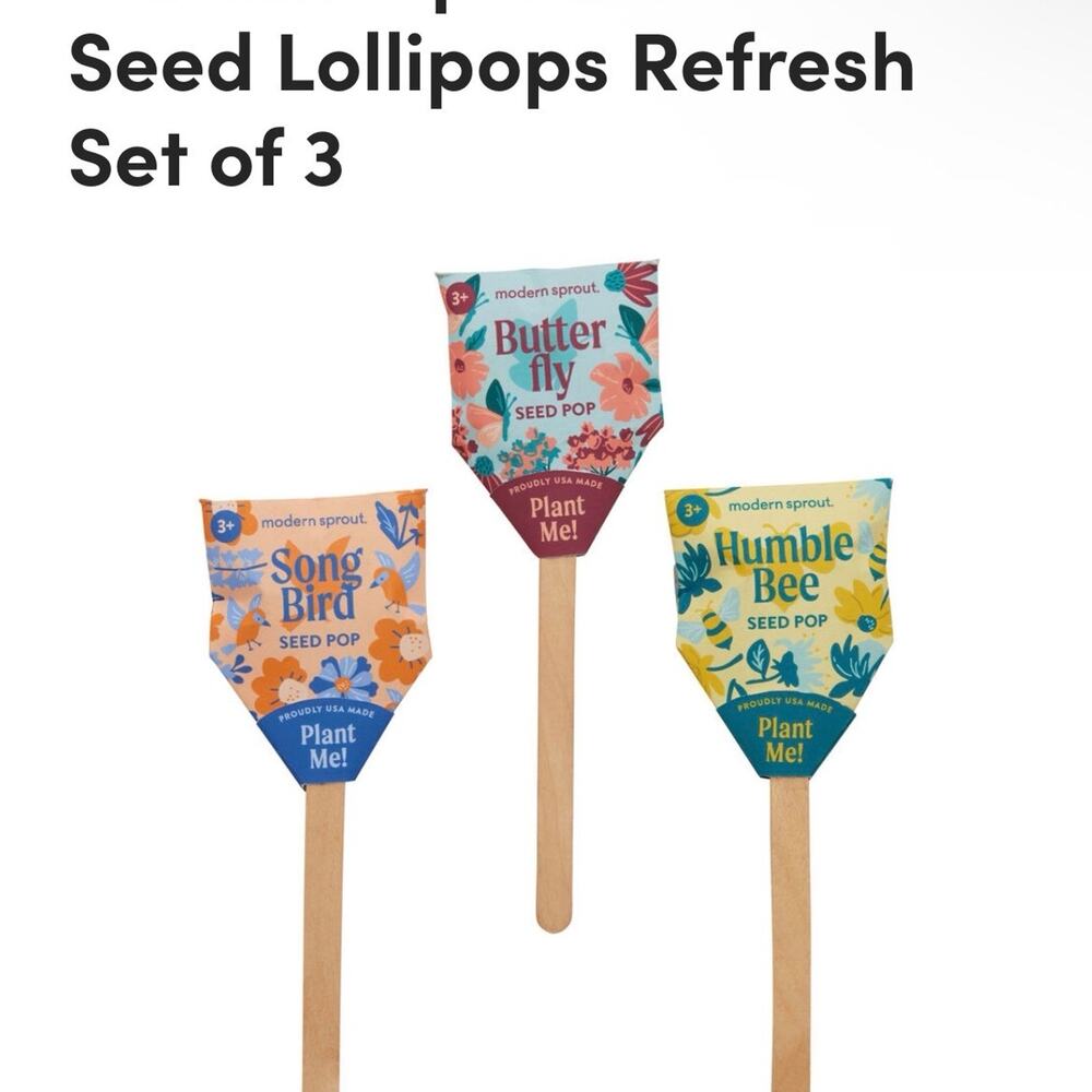 Mordern Sprout Seed lollipop packs gardening seeds